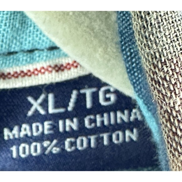 Tommy Bahama Shirt Mens XL Cotton Madras Plaid Button Up Preppy Long Sleeve - Picture 13 of 16